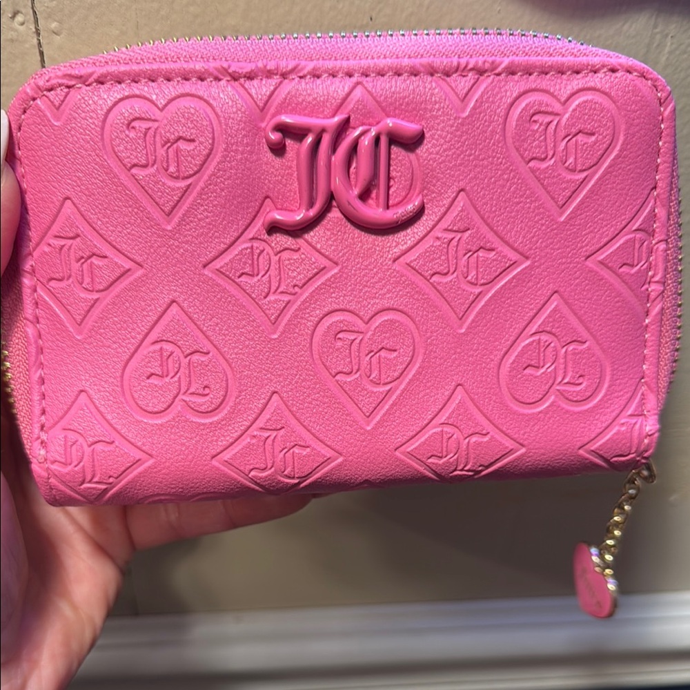Juicy Couture Pink Embossed Wallet - Picture 2 of 9